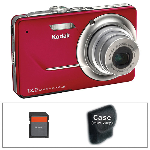 Kodak EasyShare M341 Pointandshoot Digital Camera (Red) with