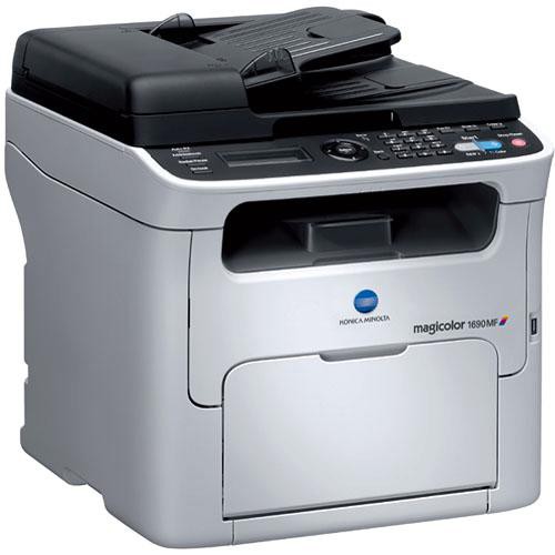 how do you find the mac address for a konica minolta printer