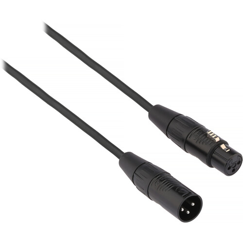 Kopul Performance 2000 Series XLR M to XLR F Microphone Cable (2' Black)