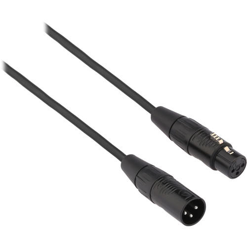 Kopul Performance 2000 Series XLR M to XLR F Microphone Cable (50' Black)