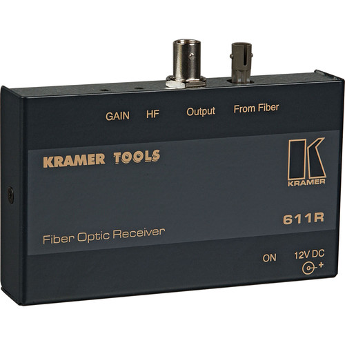 Kramer 611R Fiber Optic Receiver 611R B&H Photo Video