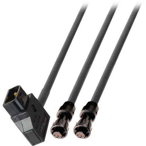 Laird Digital Cinema AJ-PWR9-01 PowerTap to Dual AJA Type Micro-Con-X 2-Pin Power Cable