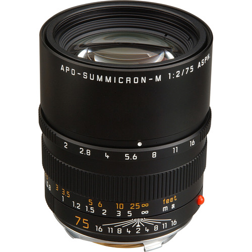 Leica APO-Summicron-M 75mm f/2 ASPH. Lens (Black)