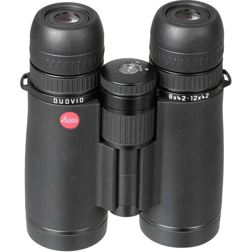Leica 8/12X42 Duovid Binocular (Black) 40400 B&H Photo Video