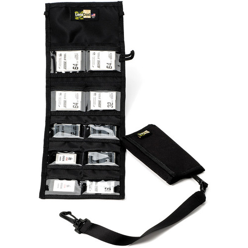 LensCoat Memory Card Wallet CF10 (Black) MWCF10BK B&H Photo Video