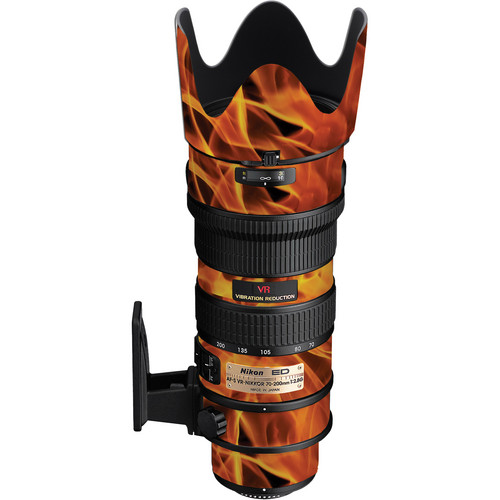 LensSkins Lens Wrap for Nikon 70200mm f/2.8G (Fire)