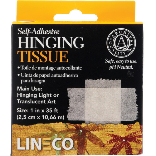 Lineco Self-Adhesive Mounting/Hinging Tissue (1