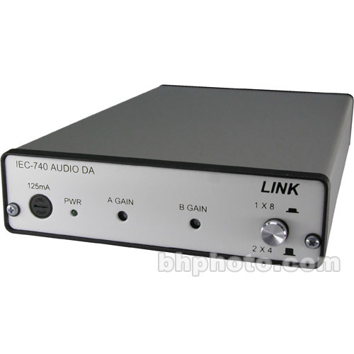 Link Electronics IEC-740 Distribution Amplifier 1x8 2x4