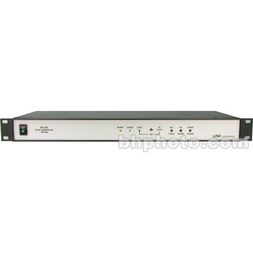 Link Electronics IEC-833 Master Blackburst and Color Bar IEC-833