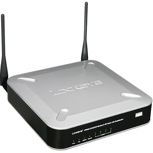 Linksys Wireless G Vpn Router With Rangebooster Wrv200 Bandh Photo