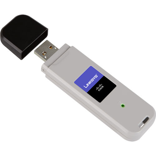 Linksys RangePlus Wireless Network USB Adapter WUSB100 B&H