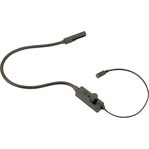 Littlite L-7/18E-LED 18 Inch LED Gooseneck Lampset with Euro Power Supply