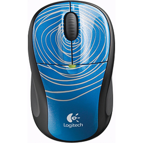 Logitech M305 Wireless Mouse Blue Swirl 910001899 B&H Photo