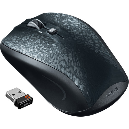 Logitech M515 Wireless Couch Mouse (Silver Dust) 910002091 B&H