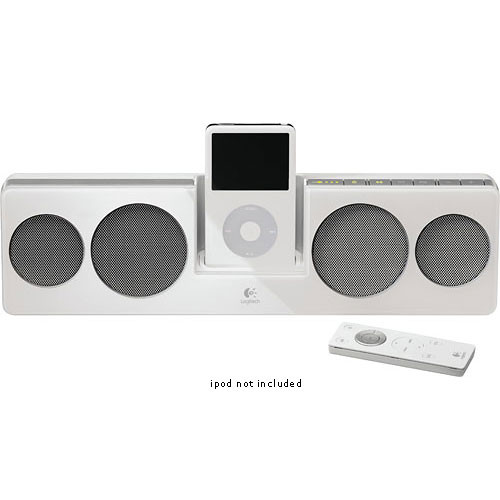 Logitech Pure-Fi Anywhere Compact iPod Speakers (White)