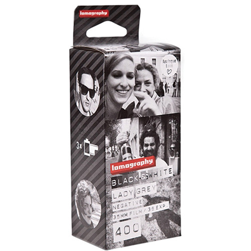 Lomography Lady Grey 400 Black and White Negative Film (35mm Roll Film 36 Exposures 3-Pack)
