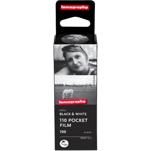 Lomography Orca Black and White Negative Film (110 Cartridge 24 Exposures)