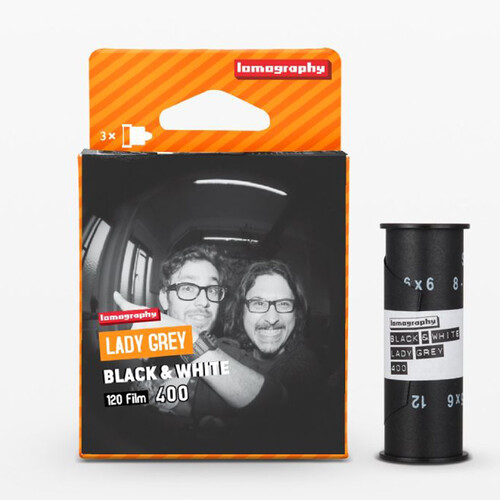 Lomography Lady Grey 400 Black and White Negative Film (120 Roll Film 3-Pack)
