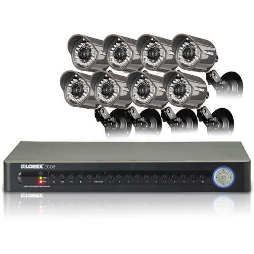 Lorex 16-Channel / 8-Camera Security System LH1361001C8B B&H