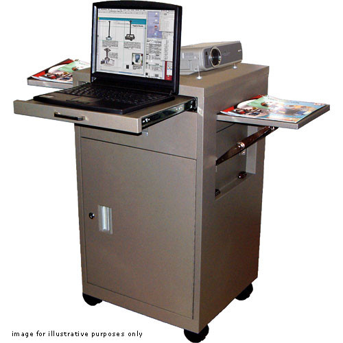 Luxor Multimedia Cart with Locking Model LMC2LG LMC2LG