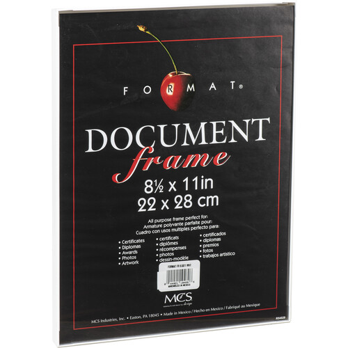 MCS Format Frame (White 8.5 x 11
