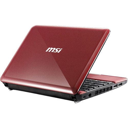 MSI Wind U135 10" Netbook Computer (Red) U135413US