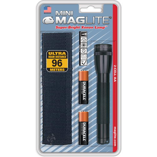 Maglite AA Mini Maglite Flashlight M2A01H B&H Photo Video