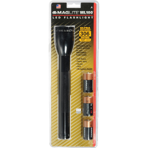 Maglite 3C Battery High Performance Luxeon Rebel LED