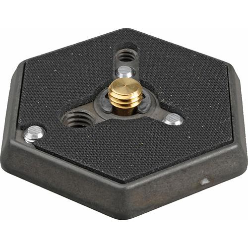 Manfrotto 130-38 Hexagonal Quick Release Plate (Flat Bottomed) with 3/8