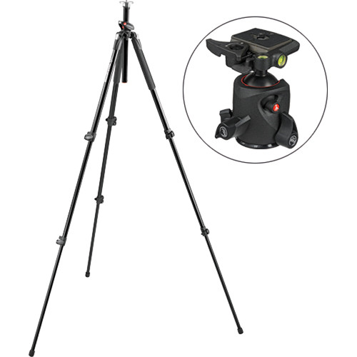 Manfrotto 190 Pro 3Section Aluminum Tripod with 056 Ball Head