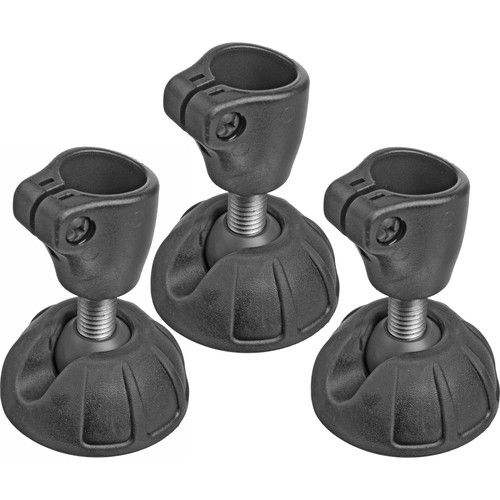 Manfrotto Suction Cups/Retractable Spike Feet (Set of 3) 204SCK3