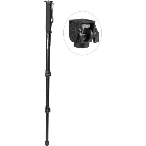 Manfrotto 3216 3 Section Monopod (Black) with 234 Swivel Tilt