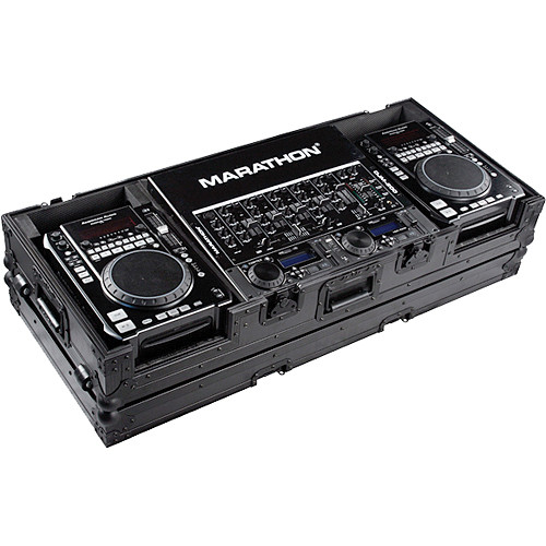 Marathon MA-CDI19WBLK Flight Road Coffin Case (Black)