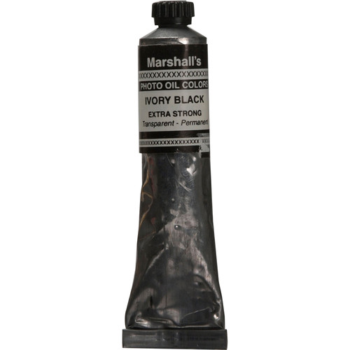 Marshall Retouching Oil Color Paint/Extra Strong: Ivory Black - 3/4x4