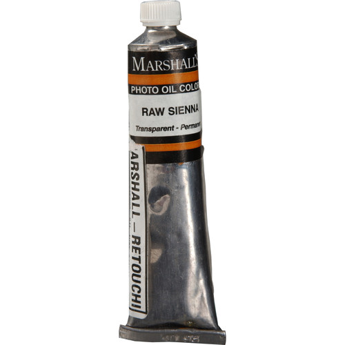 Marshall Retouching Oil Color Paint: Raw Sienna - 3/4x4