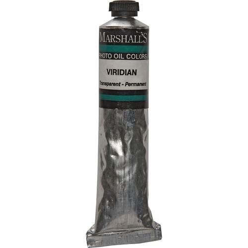 Marshall Retouching Oil Color Paint: Viridian Green - 3/4x4