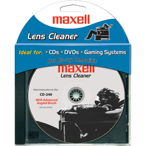 Maxell CD240 Lens Cleaner 190044 B&H Photo Video