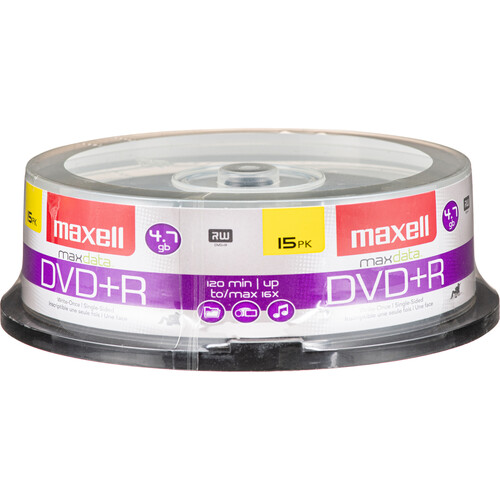 Maxell DVD+R 4.7GB 16x Disc (15)