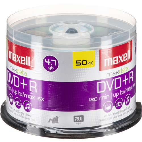 Maxell DVD+R 4.7GB 16x Disc (50)