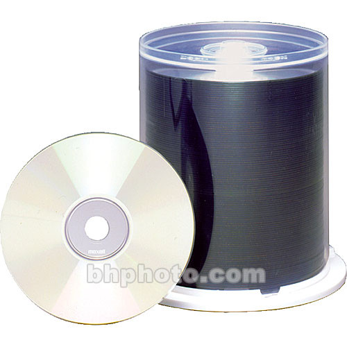 Maxell CD-R 700MB Silver Thermal Disc (100) 648740 B&amp;H Photo