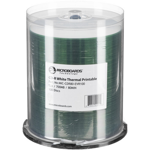 Microboards Printable 52x CD-R (100-Pack