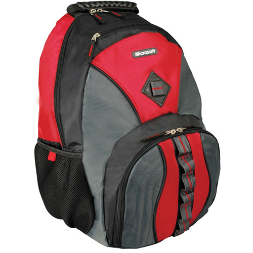 Microsoft 39310 15.6" Laptop Backpack Queue (Red)
