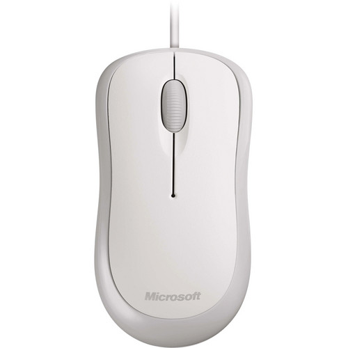 Microsoft Basic Optical Mouse for Business (White) 4YH00006 B&H