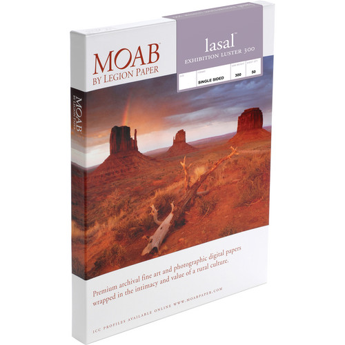 Moab Lasal Exhibition Luster 300 Paper (8.3 x 11.7