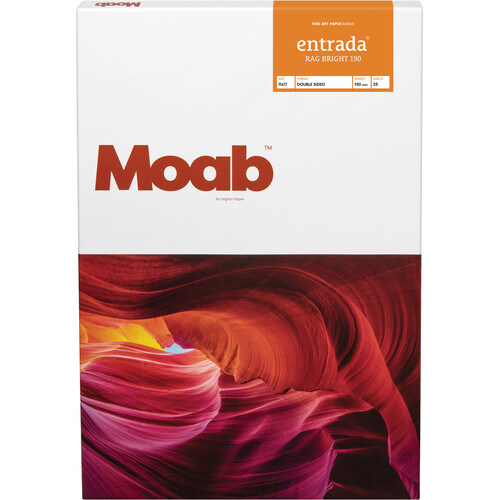 Moab Entrada Rag Bright 190 Paper (11 x 17