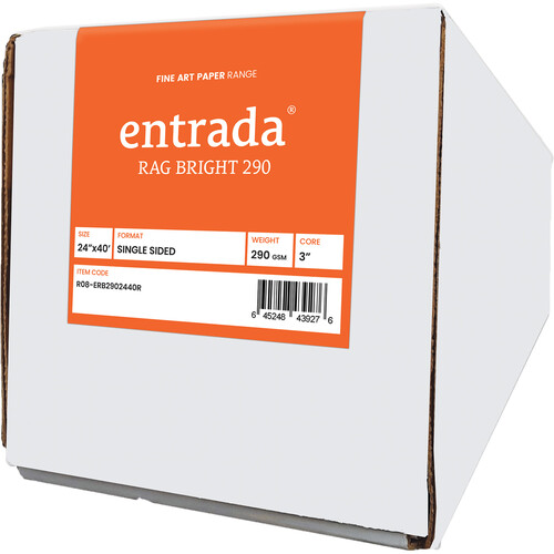Moab Entrada Rag Bright 290 Archival Inkjet Paper (24