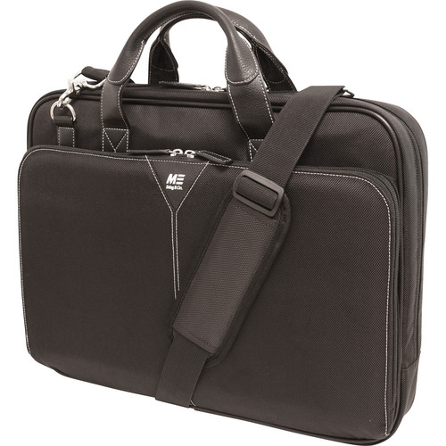 Mobile Edge Select Nylon Laptop Briefcase (Black) MEBCNS1 B&H