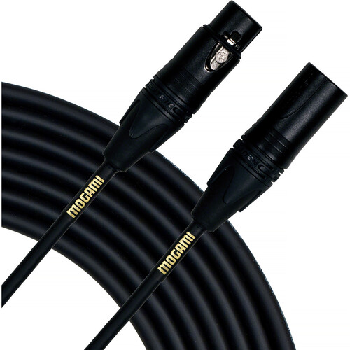 Mogami Gold Stage 3-Pin XLR Male to XLR Female Mic Cable (20')