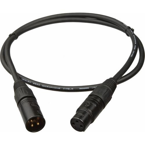 Mogami Gold Studio XLR Female to XLR Male Microphone Cable (15' Black)