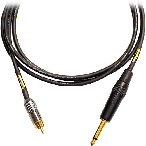 Mogami Gold TS 1/4" Male to RCA Male Patch Cable 6'